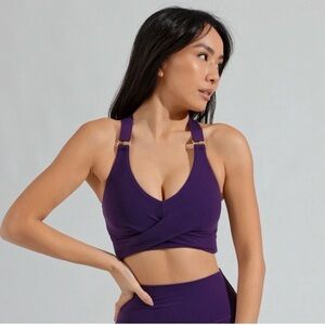 BuffBunny Candy Wrap Sports Bra Size Small